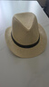 佰吉川 帽子禮帽爵士帽遮陽(yáng)帽草帽沙灘帽男女夏天戶(hù)外帽子西部牛仔太陽(yáng)帽 米白色 均碼(56-58cm) 曬單實(shí)拍圖