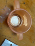 哈咔（haakaa）嬰兒學(xué)飲杯硅膠兒童敞口飲水杯家用直飲杯子寶寶喝水杯雙耳 粉橘色 150ml 曬單實拍圖