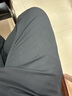 利郎輕時尚男褲【TR面料】休閑褲簡約彈力青年商務通勤九分褲Q4QXK204 黑 30 (165/76A) 曬單實拍圖