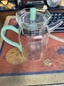 高茗耐高溫綠茶泡茶器小容量一人用仿宋玻璃執(zhí)壺精致防燙泡茶專用單壺 朝顏壺 350ml 曬單實(shí)拍圖