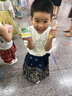 寶貝亨亨;BABY HH男童夏季短袖馬面裙漢服套裝2025新款兒童高級新中式古裝國風(fēng)唐裝 黑金色 薄款 110 曬單實(shí)拍圖