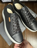 愛(ài)步（ECCO）休閑鞋 板鞋男鞋男士平底耐磨皮鞋低幫鞋子男 柔酷7號430004 HL 黑色43000401001 41 曬單實(shí)拍圖