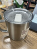 無印良品（MUJI）不銹鋼雙層馬克杯 大容量男女辦公學(xué)生水杯茶杯咖啡杯 銀色 490ml 曬單實拍圖