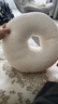 LIVING INC立體異形 北歐ins風(fēng)抱枕沙發(fā)客廳靠枕墊床上飄窗靠墊 甜甜圈-奶油白 曬單實(shí)拍圖