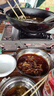 onlycook 304不銹鋼兒童碗雙層隔熱泡面碗家用吃飯喝湯碗沙拉小碗 304不銹鋼亮光碗1個(gè)【13cm】 曬單實(shí)拍圖