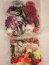 懷音尾貨:仿真花頭假花diy手工簪花材料漢服頭飾婚慶花朵痛包裝飾 【隨機大小顏色款式混合花】 20朵 曬單實拍圖