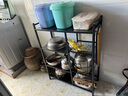 全品屋廚房用具置物架落地多層多功能層架收納家用水果蔬菜籃子儲(chǔ)物貨架 【三網(wǎng)四層】80*32*108cm 加厚材質(zhì) 曬單實(shí)拍圖