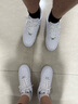 耐克（NIKE）  AF1 07 女鞋純白空軍一號(hào)運(yùn)動(dòng)鞋休閑鞋板鞋小白鞋 DD8959-100 36.5 曬單實(shí)拍圖