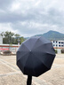 洽苒【德國品牌】自動雨傘一鍵全收晴雨加粗抗風遮陽太陽傘黑膠紫外線 無極黑 全自動開合-96根雙層龍骨/抗風暴遮陽一體 曬單實拍圖