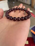 侗秘天然石榴石紫牙烏手鏈女原石水晶手串健康轉運送禮媽媽生日 【畢業(yè)級】7mm巴西帝王紫牙烏石榴石 曬單實(shí)拍圖