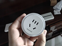 霍尼韋爾（Honeywell）A8軌道插座明裝 可移動墻壁插座免打孔壁掛式 滑動軌道排插白50cm 曬單實拍圖