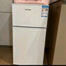 HYUNDAI（韓國(guó)現(xiàn)代） 小冰箱 冰箱小型雙開門 迷你雙門家用宿舍租房冷藏冷凍電冰箱節(jié)能省電 58L銀【店鋪銷冠+租房必備】 曬單實(shí)拍圖