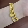 百年福牌古法蓮花三圈黃金手鏈999足金流蘇黃金項(xiàng)鏈生日禮物送女友老婆 約34克【多退少補(bǔ)】 曬單實(shí)拍圖