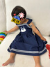 PawinPaw卡通小熊童裝夏季女寶寶吊帶裙兒童連衣裙可愛(ài) Navy藏青色/59 100 曬單實(shí)拍圖