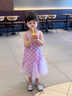 G.duck小黃鴨美人魚(yú)公主裙女童連衣裙夏季兒童裙子女孩夏裝掛脖裙網(wǎng)紗裙 紫色 120 建議5~6歲【110-120cm】cm 曬單實(shí)拍圖