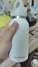 銳虎高顏值學(xué)生保溫杯女款小巧便攜戶(hù)外運動(dòng)水杯男款女生無(wú)螺紋杯子 【316L內膽】極地白266ml 曬單實(shí)拍圖