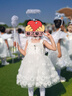 迪士尼迪士尼蓬蓬裙花朵翅膀公主裙小女童夏季連衣裙兒童裙子禮服突突裙 花朵禮服公主裙 110 cm 曬單實(shí)拍圖