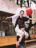 MDlila結(jié)婚登記照情侶裝夏裝季2025新款短袖t恤一男一女領(lǐng)證衣服套裝 黑色 L 單件（建議115-130斤） 曬單實(shí)拍圖