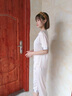 雅鹿小個(gè)子睡衣女夏季冰絲短袖7分褲2025年新款真 絲薄款夏天家居服 香檳色 淺 L 100-120 曬單實(shí)拍圖