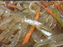 水晶大拉皮絲火鍋麻辣燙干貨土豆寬粉條拉皮商用涼拌菜涼皮 細拉皮絲【2斤】 曬單實(shí)拍圖