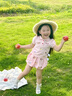 LUSON小O寶童裝寶寶刺繡polo連衣裙女2025夏新款女童洋氣裙子套裝 曬單實拍圖