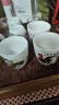 雄沃馳白瓷主人杯單杯酒杯品茗杯個(gè)人杯功夫茶具茶杯雞缸杯陶瓷杯 納福杯竹林七賢(約110)毫升 曬單實(shí)拍圖