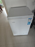 海爾（Haier）出品冰柜家用冷柜節(jié)能速凍臥式冷藏柜商用租房冷凍柜小型冰柜國(guó)家補(bǔ)貼20% 減霜80%丨約裝140斤丨帶腳輪食品筐 100L 曬單實(shí)拍圖