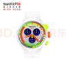 斯沃琪（Swatch）瑞士手表 BIG BOLD系列 霓虹果凍 畢業(yè)禮物時尚石英表SB02K100 曬單實拍圖