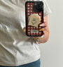 PopSockets【上菜了·手機殼】泡泡騷xGula聯(lián)名手機保護(hù)防摔蘋果16 ProMax手機保護(hù)套MAGSAFE磁吸生態(tài)手機殼 紅白格紋 iPhone 14 Pro Max 曬單實拍圖