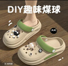 利達(dá)妮（TZLDN）兒童洞洞鞋女童2025新款夏季中大童外穿防滑沙灘鞋包頭涼拖鞋女孩 曬單實(shí)拍圖