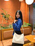 簡(jiǎn)·佰格（JONBAG）老花hobo單肩包2025送女友閨蜜禮物通勤百搭大容量單肩手提斜挎包 米白色 曬單實(shí)拍圖