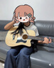 維卡斯（WEIKASI）民謠吉他初學(xué)者木吉他單板新手入門練習(xí)琴guitar吉它學(xué)生男女樂器 38英寸原木色+禮包【初學(xué)推薦】 曬單實(shí)拍圖