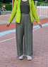 Massimo Dutti折扣升級(jí)2025女裝 休閑簡(jiǎn)約高智通勤風(fēng)格紋直筒休閑褲 05007983 灰褐色 40 (170/74A)尺碼偏大 曬單實(shí)拍圖