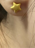 周生生黃金耳釘 Let's Play耳玩 足金星星耳飾 單邊耳環(huán)91933E定價 曬單實拍圖