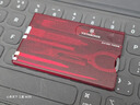 維氏（VICTORINOX）維氏瑞士軍刀戶(hù)外工具折疊刀防身小刀經(jīng)典瑞士卡紅色0.7100.T 曬單實(shí)拍圖