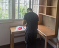 源氏木語實木書桌書房簡約轉角靠墻電腦桌小戶型家用橡木辦公桌子 曬單實拍圖