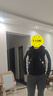 卡賓男裝 三防連帽羽絨服秋冬新款90鴨絨工裝外套寬松山系風(fēng)H 煤黑色01 M /170/48 曬單實(shí)拍圖