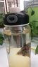 LOCKZI噸桶噸耐高溫100度食品級開水防摔茶水分離玻璃泡茶杯大容量水杯 [獨立茶網(wǎng)+杯套] 1000ml 高硼硅防爆 曬單實拍圖