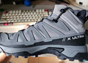 薩洛蒙（Salomon）男款 戶外運動防水透氣舒適防護登山徒步鞋 X ULTRA 4 MID GTX 黑色 413834 43 (UK9 歐碼43 1/3) 曬單實拍圖