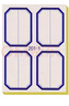 槳寧 卓聯(lián)口取紙 不干膠標(biāo)簽紙 自粘性小標(biāo)簽圖書(shū)分類貼紙彩色口取紙標(biāo)價(jià)格貼 ZL201-1-紅藍(lán)隨機(jī)發(fā)（800枚） 曬單實(shí)拍圖