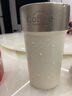 卡羅特保溫杯陶瓷內(nèi)膽咖啡杯女高顏值吸管水杯便攜隨行保冷500ML香草白 曬單實(shí)拍圖