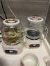 美的（Midea）花漾0膠水全玻璃全自動養(yǎng)生壺 辦公室多功能煮茶壺 燒水壺恒溫電熱水壺煮茶器花茶壺1L YS10B101 曬單實拍圖