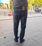 Levi's李維斯男士502經典錐形美式復古時尚簡約休閑通勤牛仔長褲 水洗藍 34 (32) 曬單實拍圖