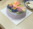 派悅坊流光印象派生日蛋糕紅絲絨玫瑰洛神花女士下午茶甜品同城當(dāng)天配送 曬單實拍圖