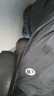 藍岐NothommeBLUE戶外彎刀機能闊腿褲吸濕排汗直筒工裝運動長褲男 黑灰色 L 曬單實拍圖