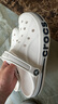 卡駱馳（crocs）洞洞鞋男女鞋貝雅卡駱班Clog一腳蹬穿沙灘涼拖鞋205089-126 M8W10 曬單實拍圖