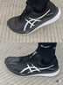 亞瑟士ASICS跑步鞋男鞋輕便舒適透氣運動(dòng)鞋競速碳板跑鞋 MAGIC SPEED 3 黑色/白色 42.5 曬單實(shí)拍圖