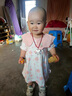 木木屋童裝女童連衣裙夏季洋氣兒童公主裙短袖小裙子女寶寶純棉碎花裙子 粉紅色 90 建議1~2歲【 80-90】cm 曬單實(shí)拍圖