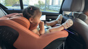 maxicosi邁可適嬰幼兒童安全座椅汽車用0-4歲isize ADAC Mica360Pro琥珀金 曬單實拍圖