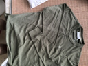 杰克·瓊斯（JACK&JONES）25年男裝秋季長(cháng)袖t恤男華夫格涼感純色亨利領(lǐng)口字母刺繡打底衫T恤 E03深地衣綠 XL （185） 曬單實(shí)拍圖